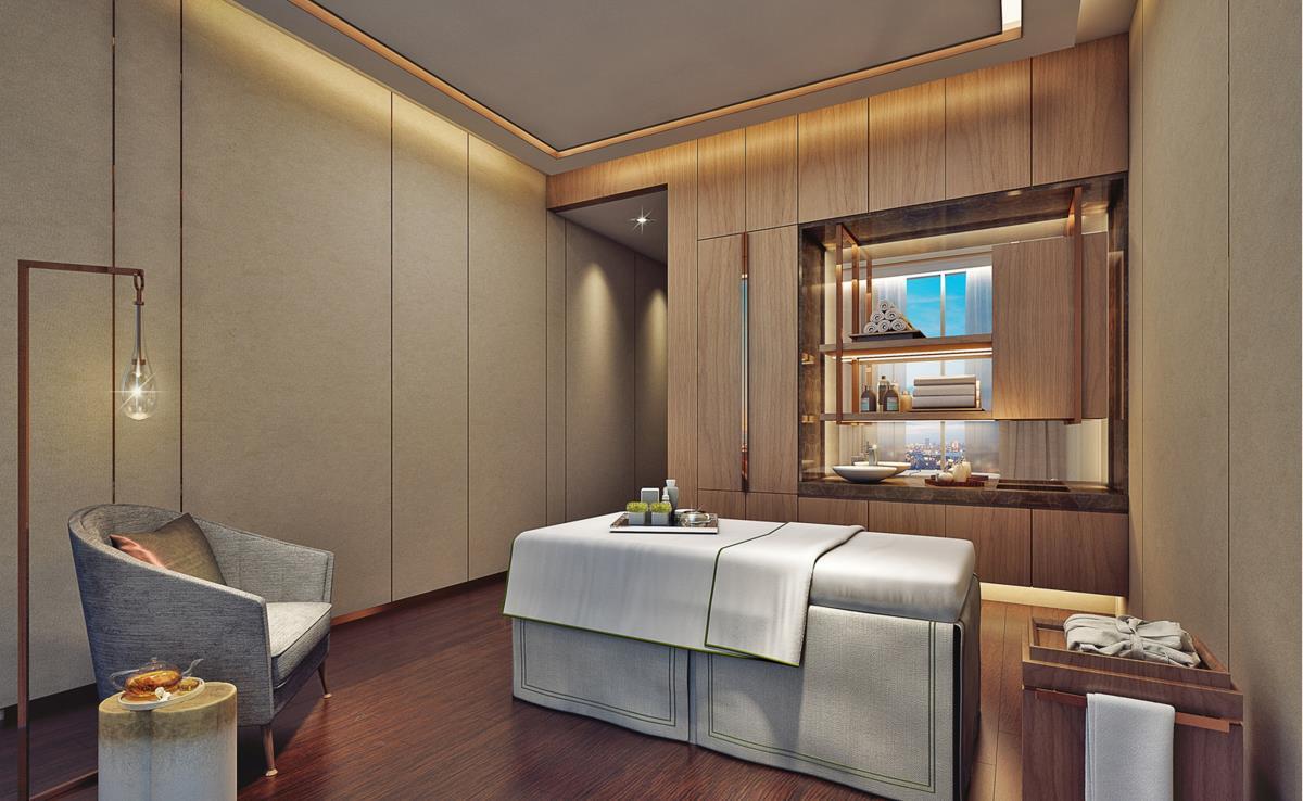 Address Dubai Mall Exteriör bild A treatment room at the spa